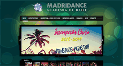 Desktop Screenshot of madrid-dance.com
